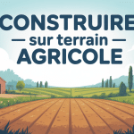 astuce pour construire sur terrain agricole paysage champêtre France