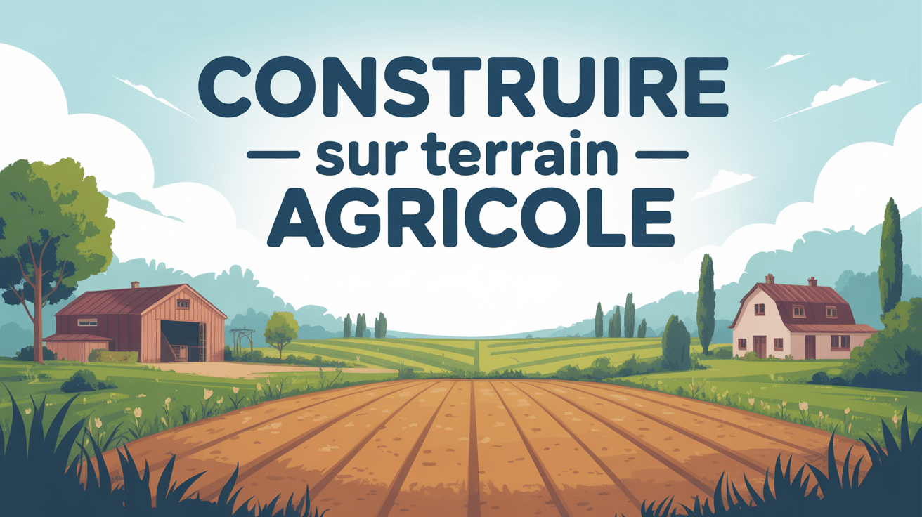 astuce pour construire sur terrain agricole paysage champêtre France