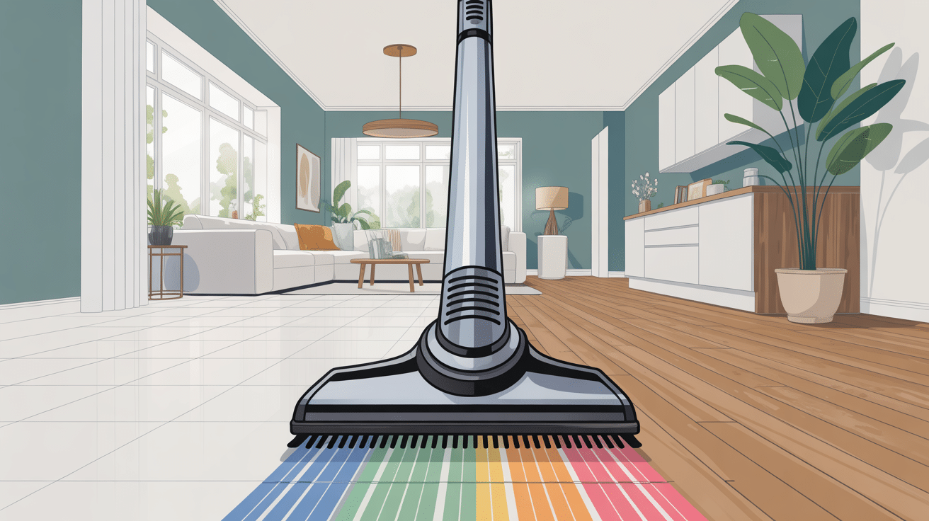 balai brosse electrique nettoie carrelage parquet vinyle