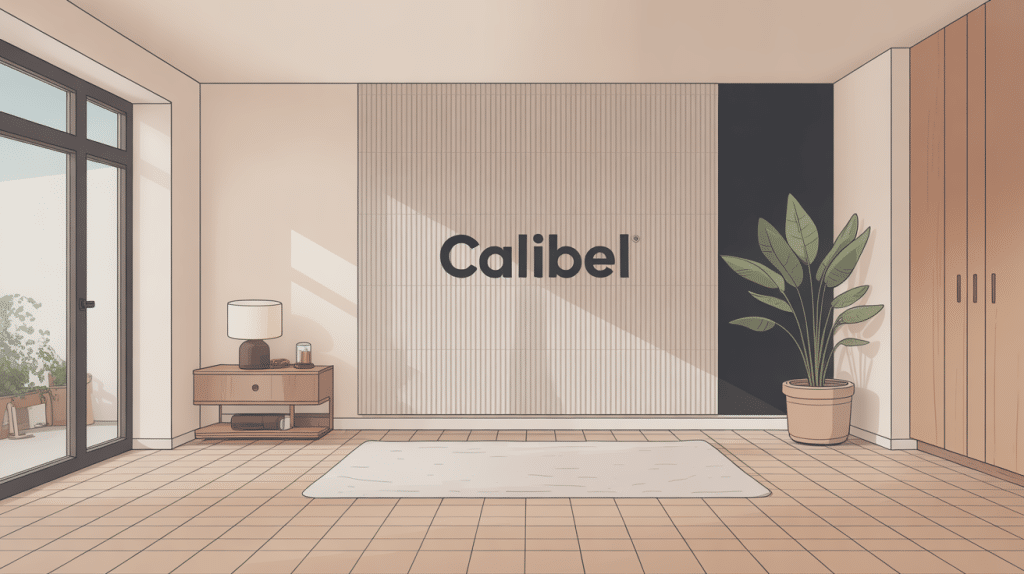 Mur intérieur rénové avec Calibel laine de verre et plaque de plâtre