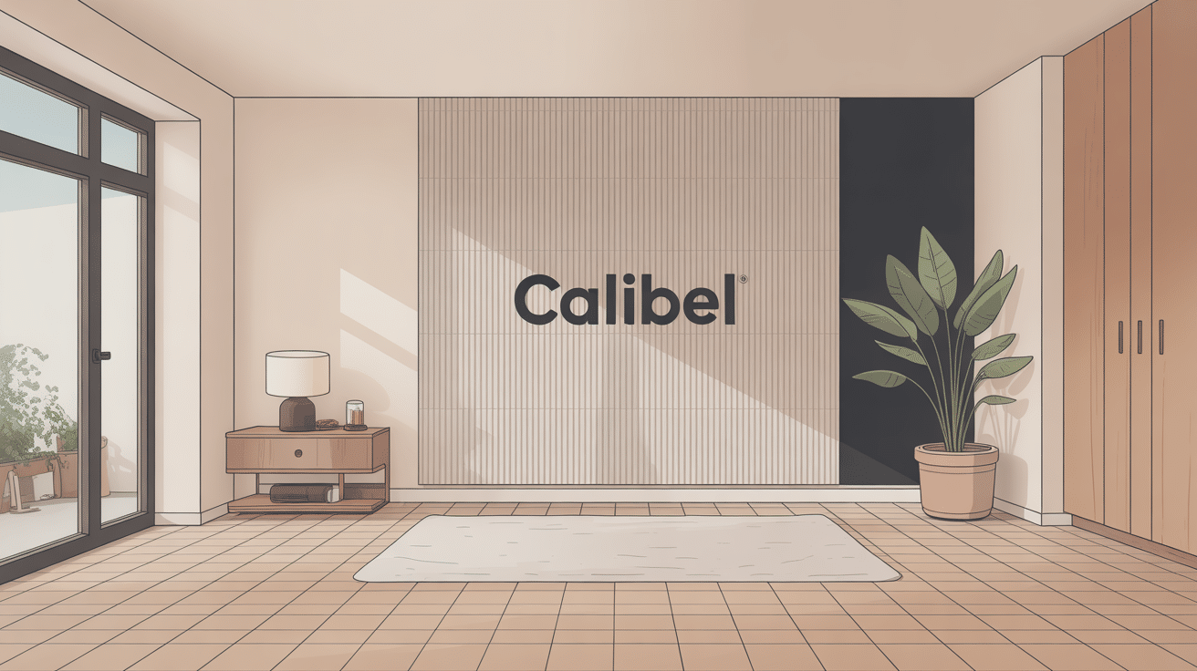 Mur intérieur rénové avec Calibel laine de verre et plaque de plâtre