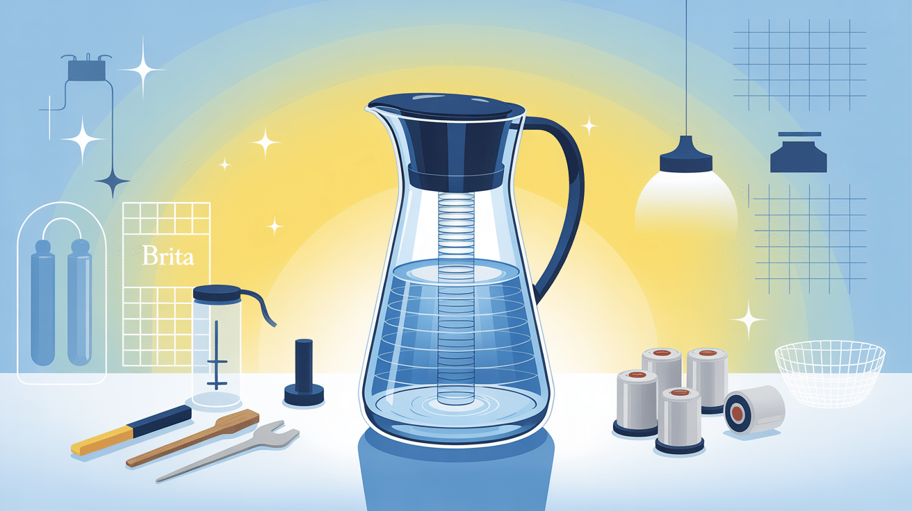 changer pile carafe brita visuel filtration entretien