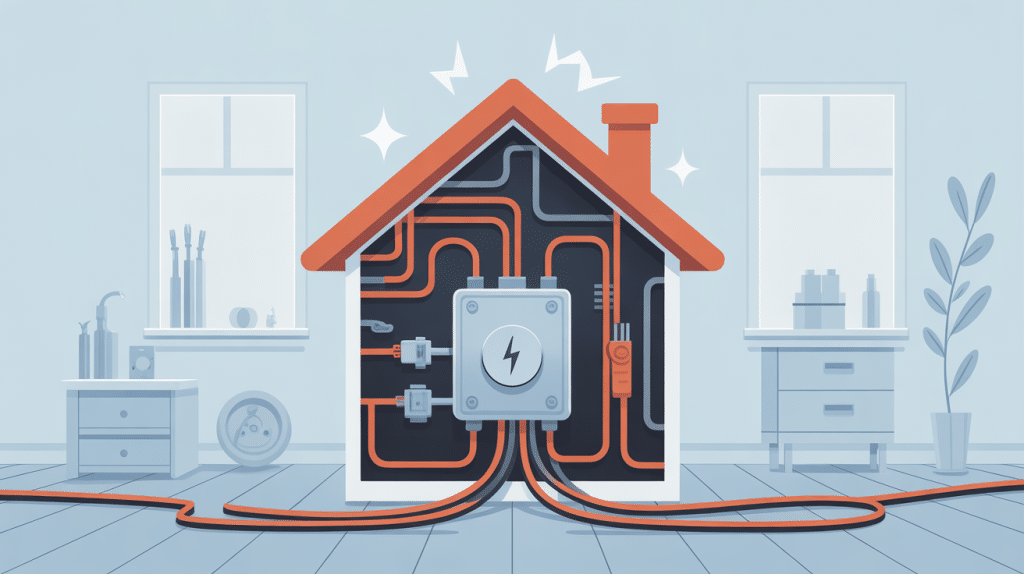 disjoncteur saute sans rien de branché tableau protecteur