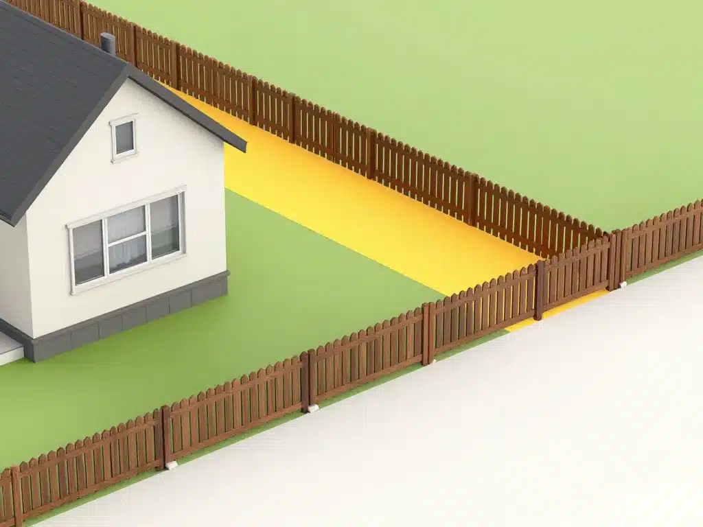 schéma distance entre maison et clôture voisin France