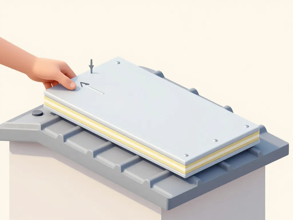 diagramme étapes pose panneaux sandwich pour toiture