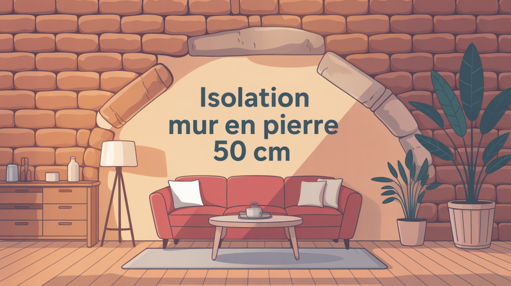 faut-il isoler un mur en pierre de 50 cm illustration vectorielle mur et intérieur