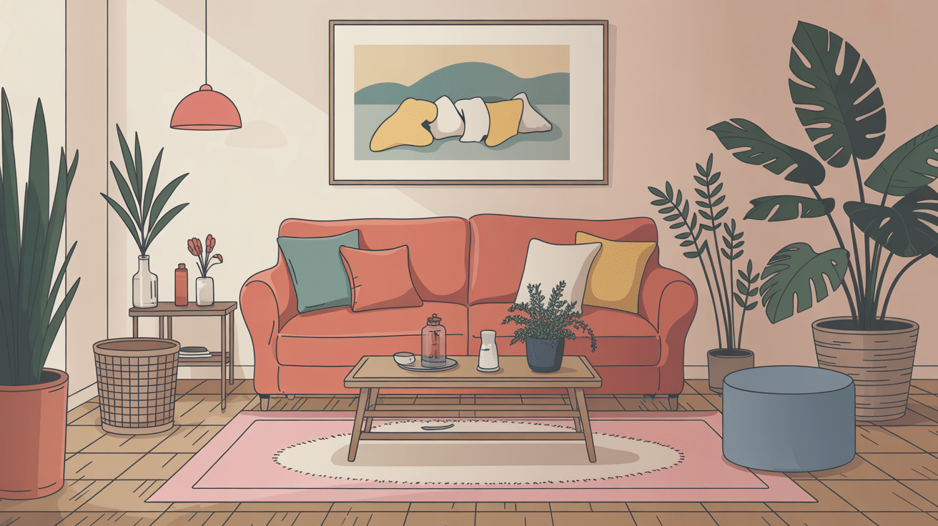 housse de clic clac 140x200 ambiance chaleureuse salon