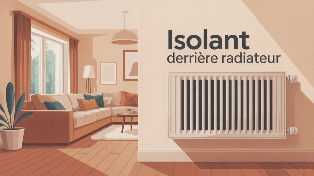 isolant derrière radiateur avis, schéma logement confort