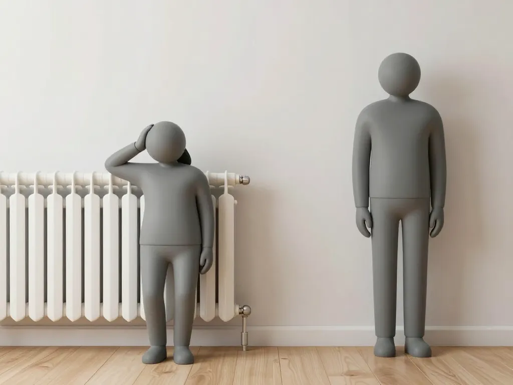 isolant derrière radiateur avis, scène comparaison confort