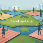 Schéma land partage répartition acteurs immobilier