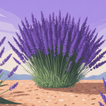 maladie lavande qui sèche illustration lavande jardin