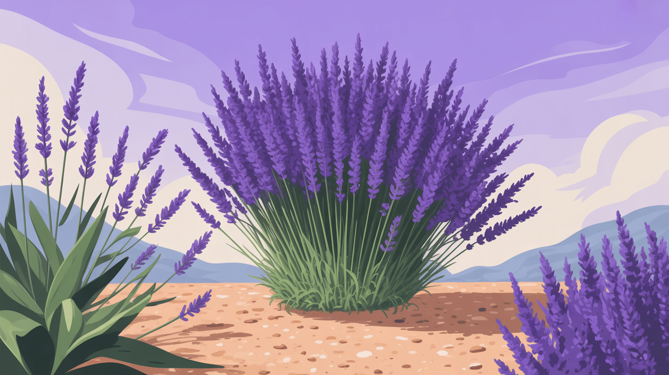 maladie lavande qui sèche illustration lavande jardin