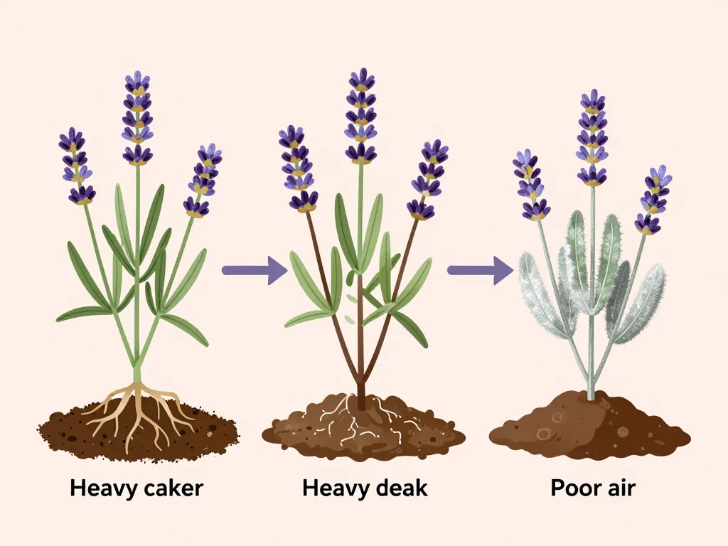 maladie lavande qui sèche schéma champignons