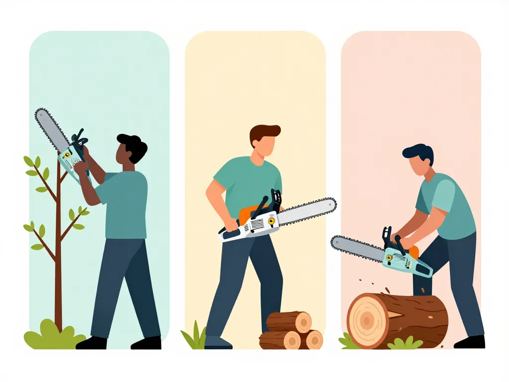 scènes utilisateur meilleure tronçonneuse électrique sans fil jardin bois pro