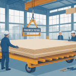 chantier pose panneaux sandwich pour toiture multicouche