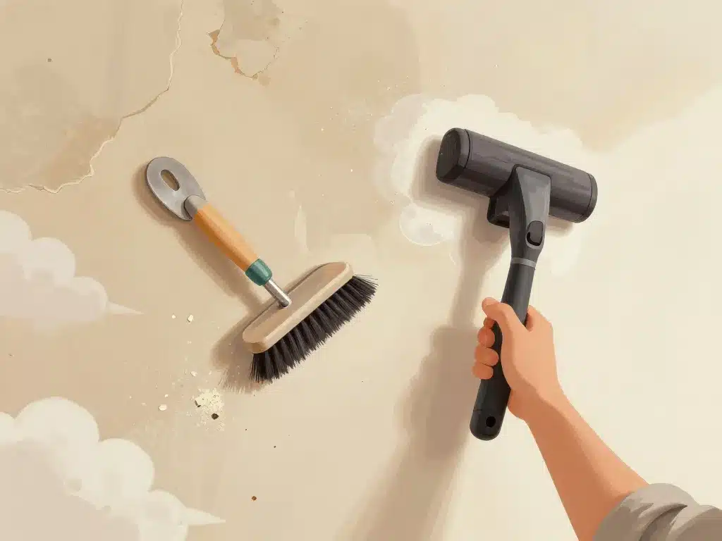 pose placo sur mur ancien préparer mur