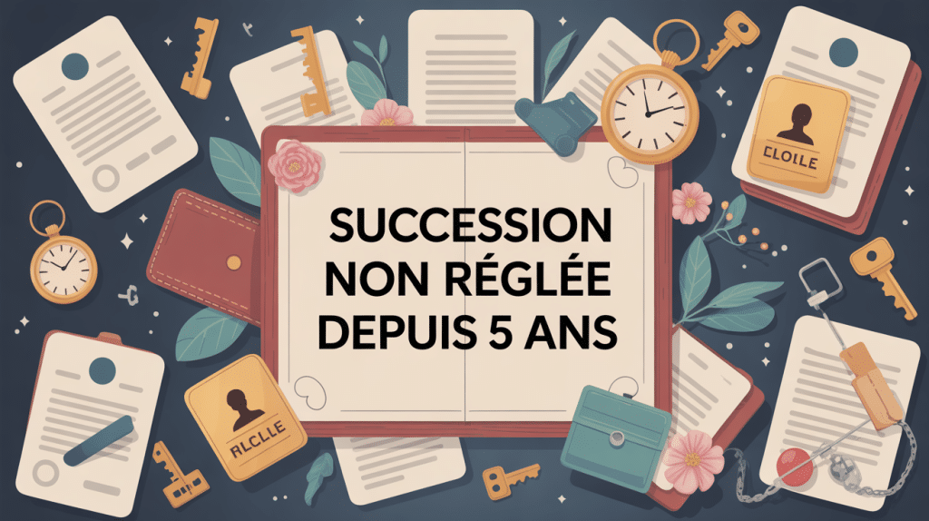 succession non faite depuis 5 ans illustration héritage bloqué