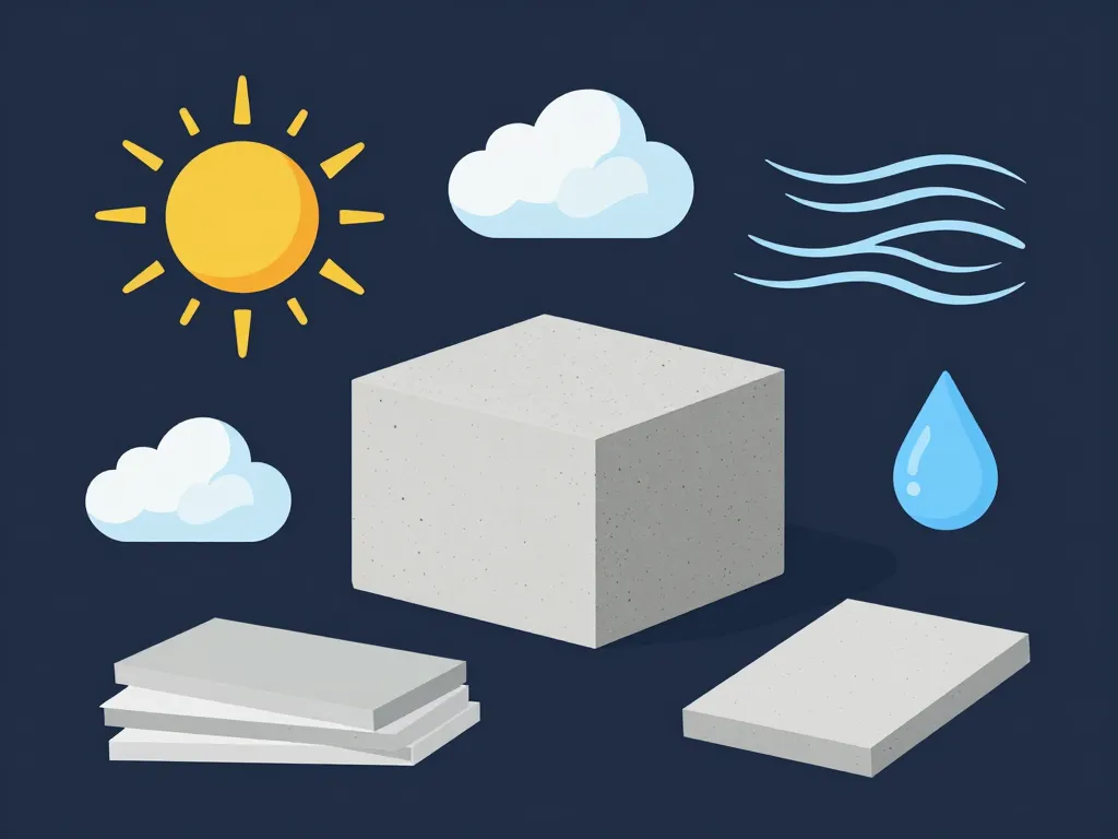 temps de sechage beton influences environnementales