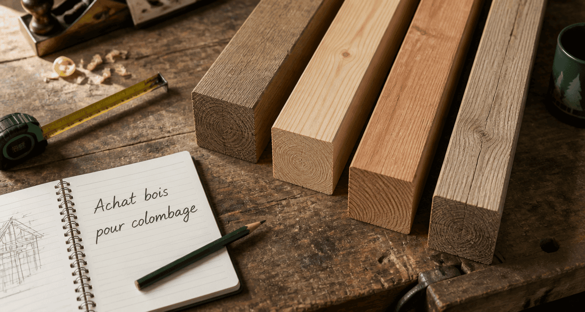 achat bois pour colombage pièces de bois sur atelier