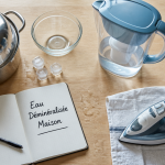 comment faire de l'eau déminéralisée pour fer à repasser, ustensiles et fer sur plan de travail