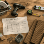 fabriquer un cache pompe à chaleur plan de travail