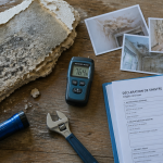 infiltration d'eau plafond test humidité dossier assurance