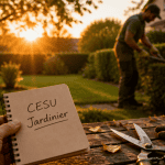 jardinier cheque emploi service carnet cesu haie