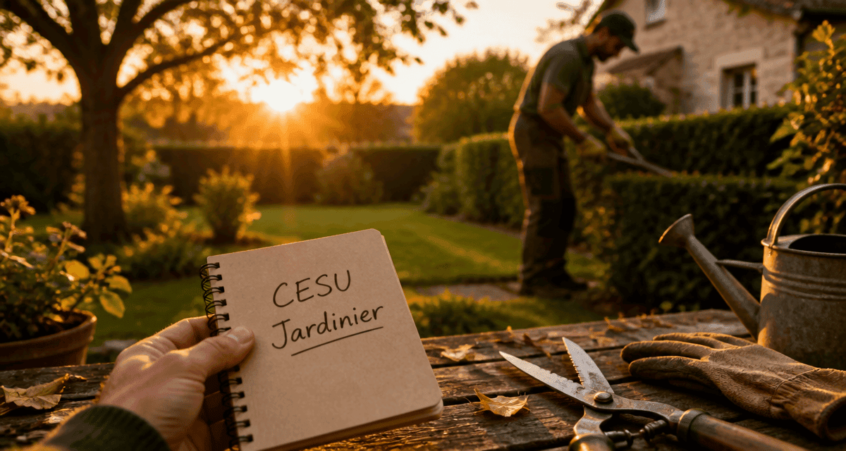 jardinier cheque emploi service carnet cesu haie