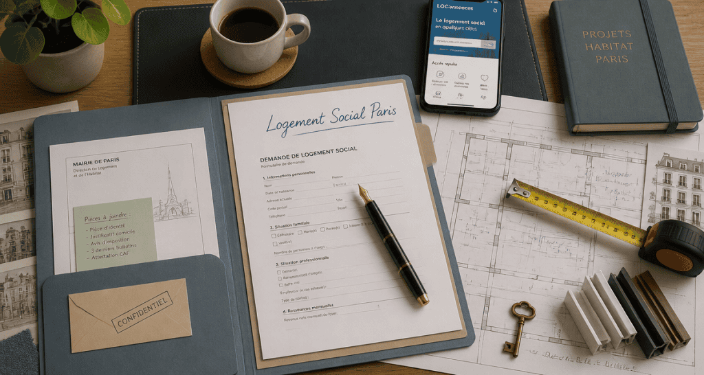 dossier logement social Paris toutsurlamaison.com