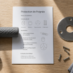protection poignee accessoires sur table