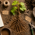 quand planter vigne jeune plant outils jardinage
