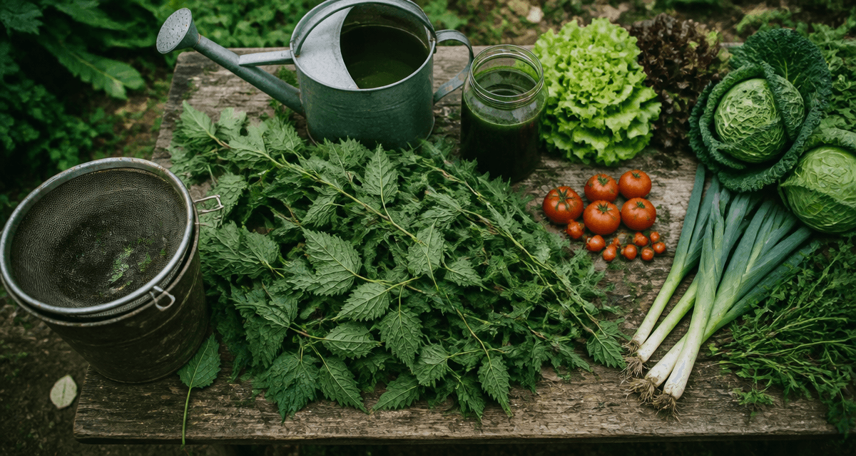 que peut on arroser avec du purin d'ortie sur légumes du potager