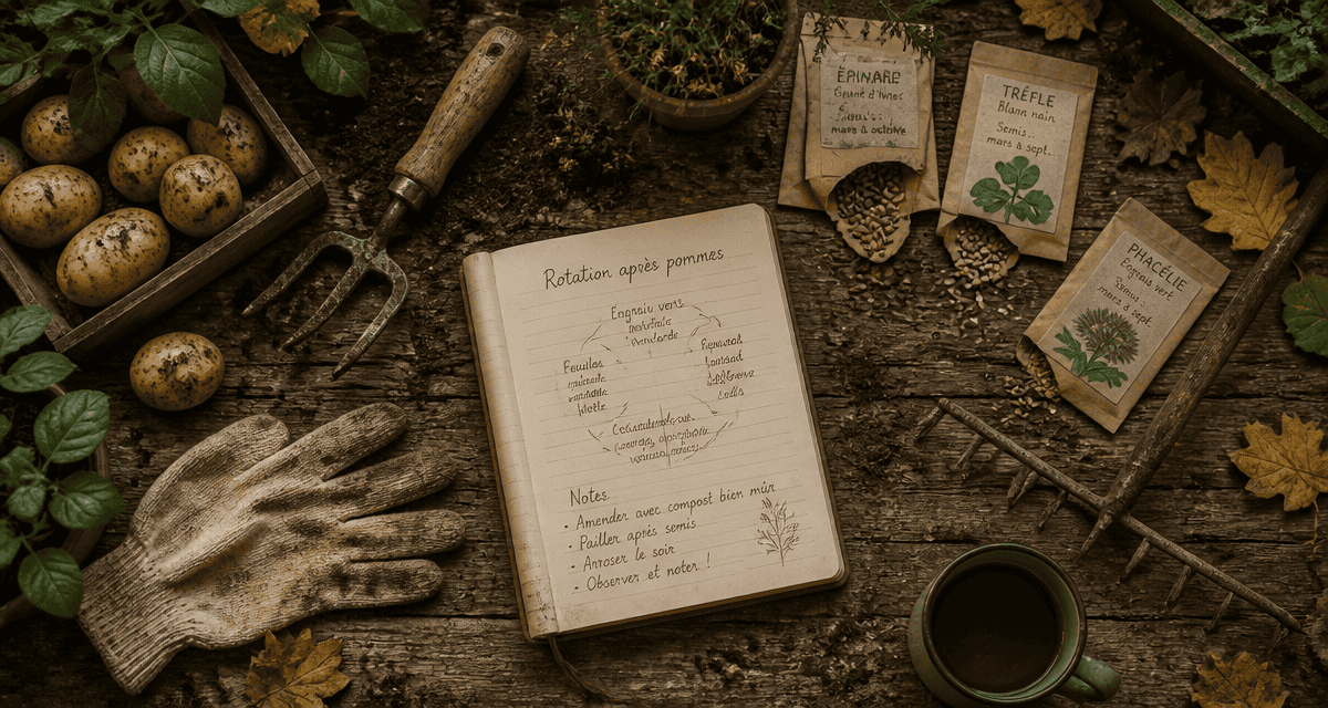 que planter apres les pomme de terre outils graines carnet