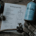 Recharge en gaz frigo sur plan de travail