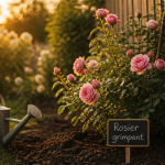 rosier grimpant quand planter jeune plant en terre