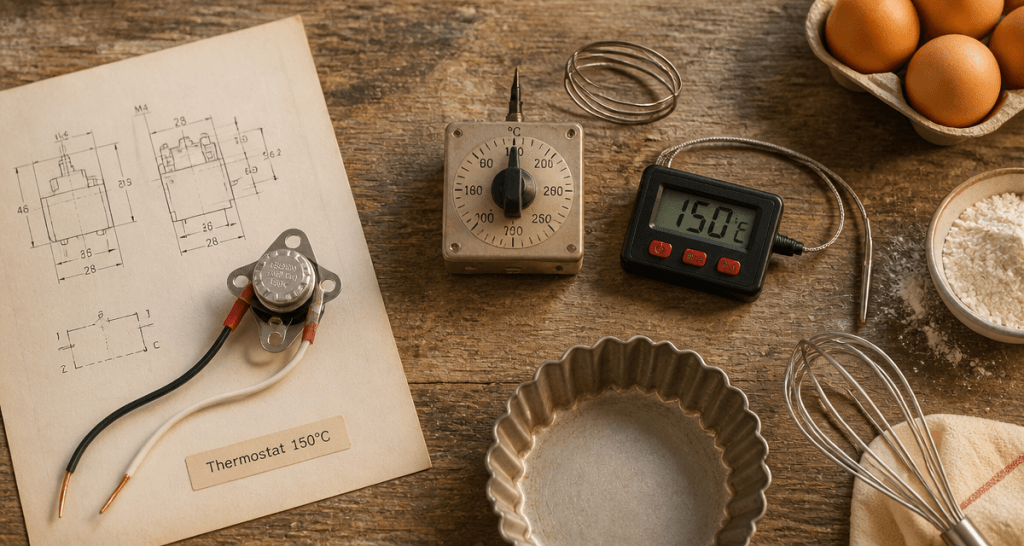 thermostat 150 degrés four et sonde pâtisserie