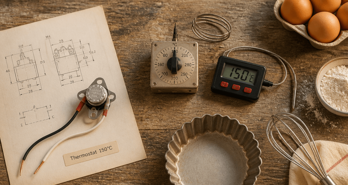 thermostat 150 degrés four et sonde pâtisserie
