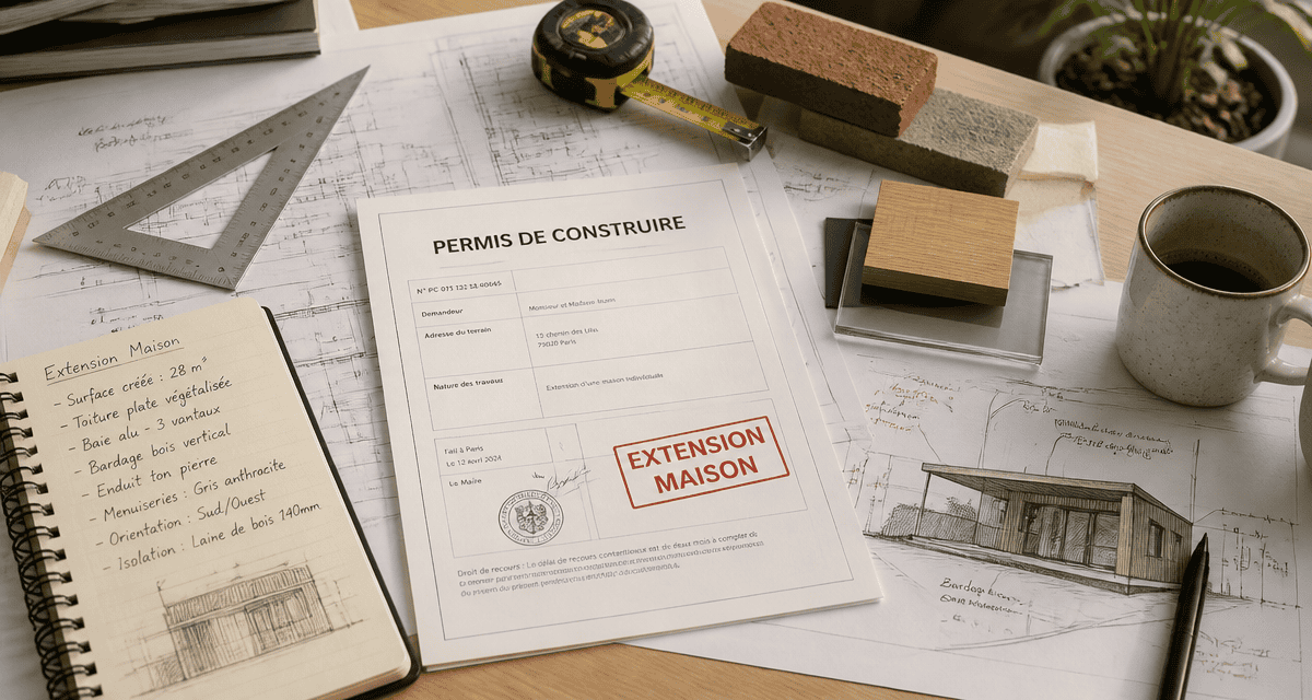 travauxmakers.fr extension maison plans permis
