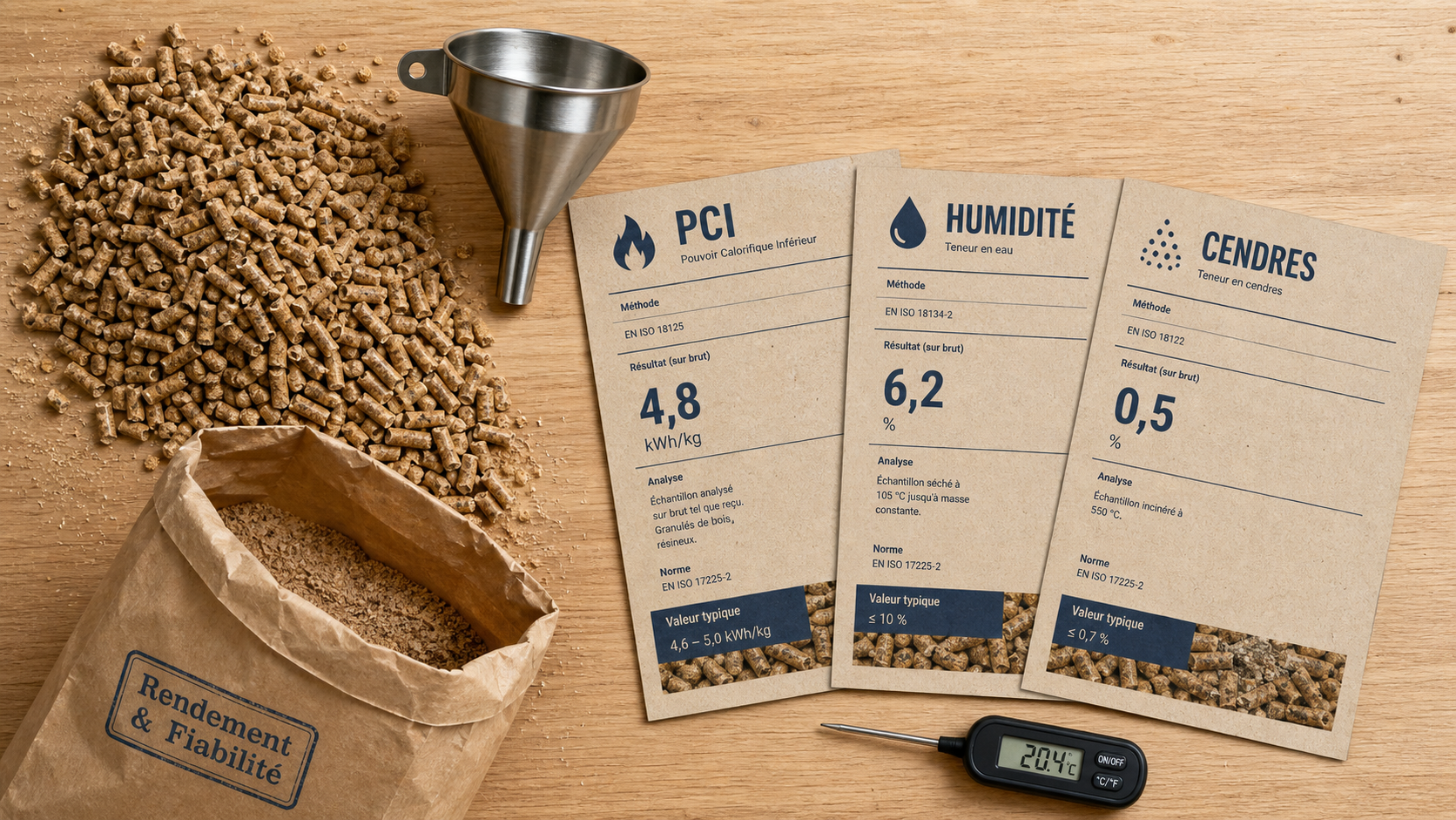 Classement meilleur pellet : critères techniques de chauffage