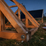 Fabriquer support panneau solaire bois : châssis en Douglas stable et durable