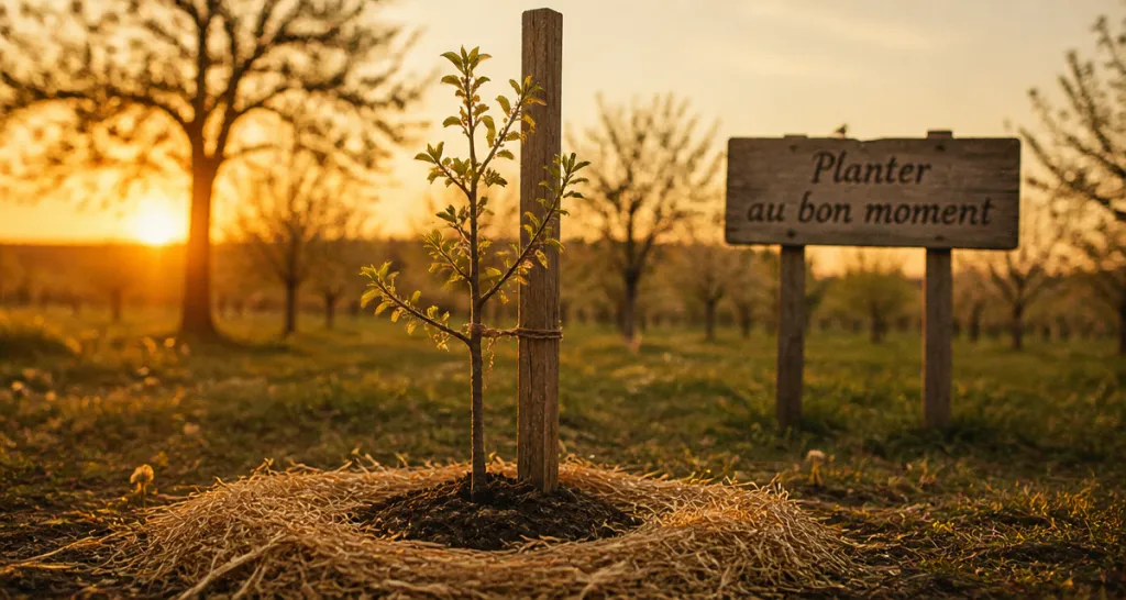 quand planter un arbre fruitier jeune plant
