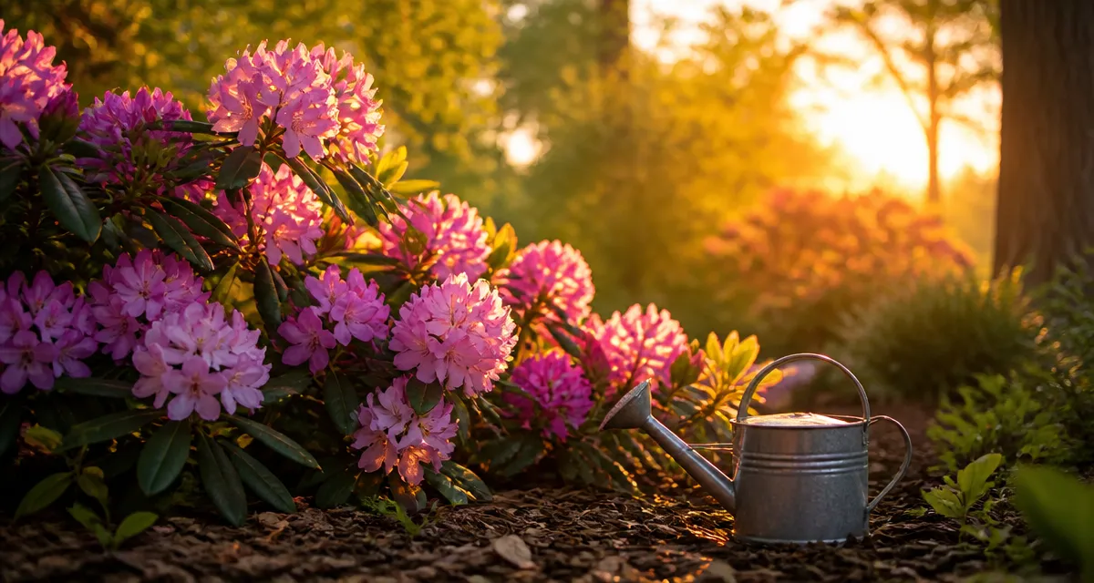 quand planter un rhododendron massif fleuri jardin