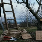 Quand tailler les arbres fruitiers : pommier taillé en début d’hiver, bourrelets cicatriciels