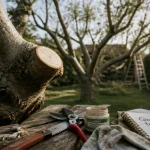 Quand tailler un figuier : branches et sécateur au jardin
