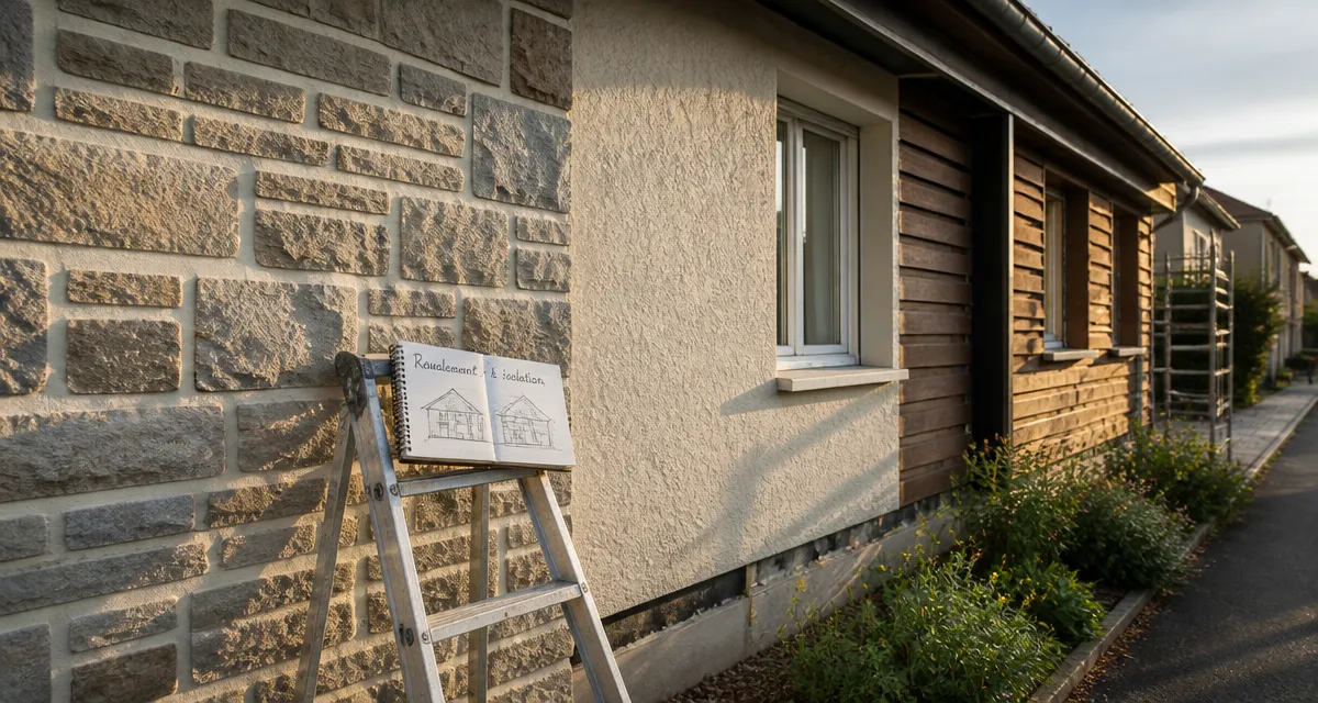 Façade rénovée : solutions rénover ou embellir façade, ravalement et isolation