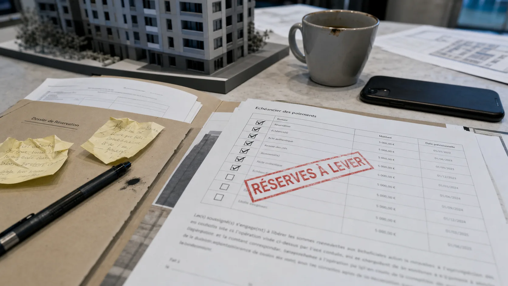 Avis Nexity : dossier de rendez-vous et réserves à lever avant de signer