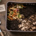 Comment faire du compost : 2/3 matières humides et 1/3 matières sèches