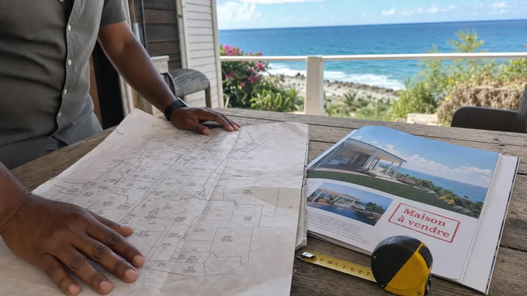 maison a vendre sainte marie martinique : vue mer et potentiel locatif