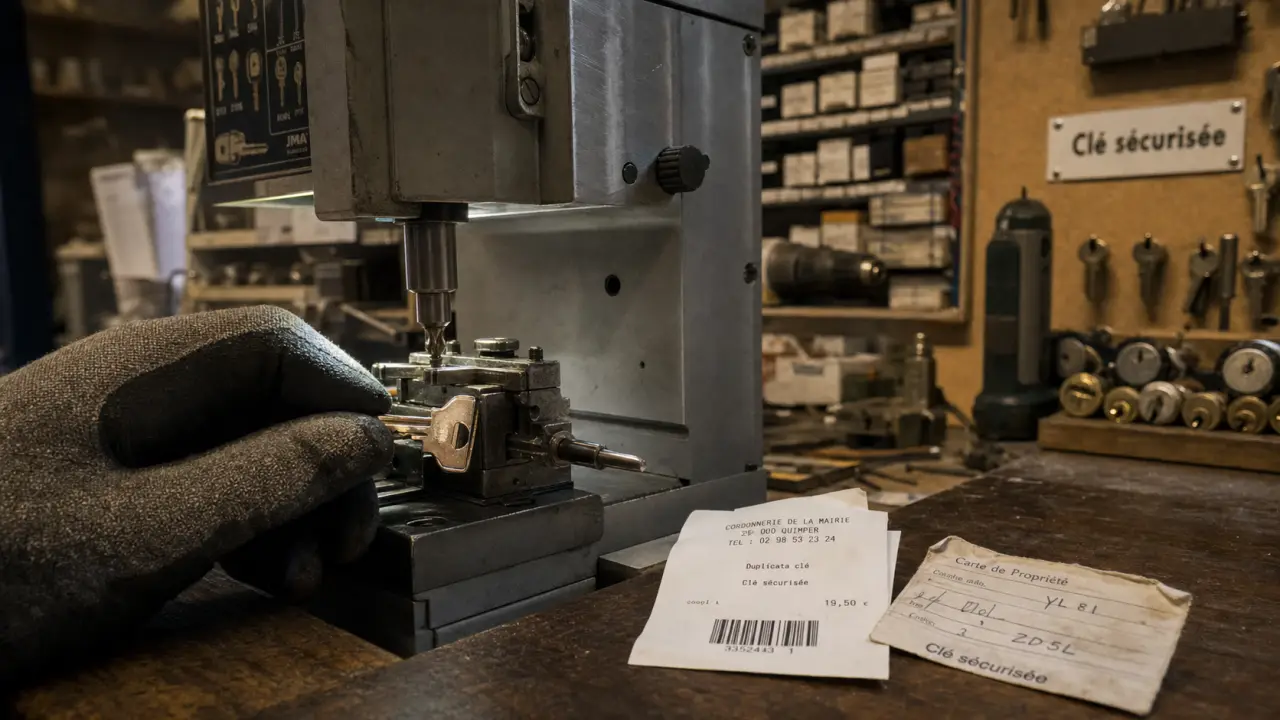 Où refaire ses clés : atelier de reproduction de clés, machine et ébauche
