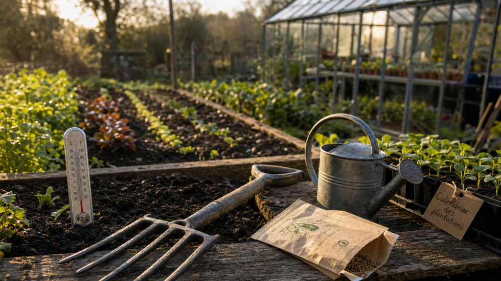 Que peut on planter dans le jardin en ce moment ? Calendrier des plantations au potager